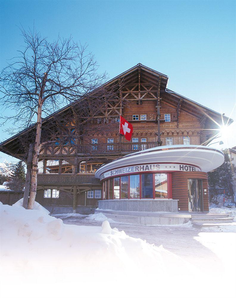 Schweizerhaus Swiss Quality Hotel Maloja Bagian luar foto