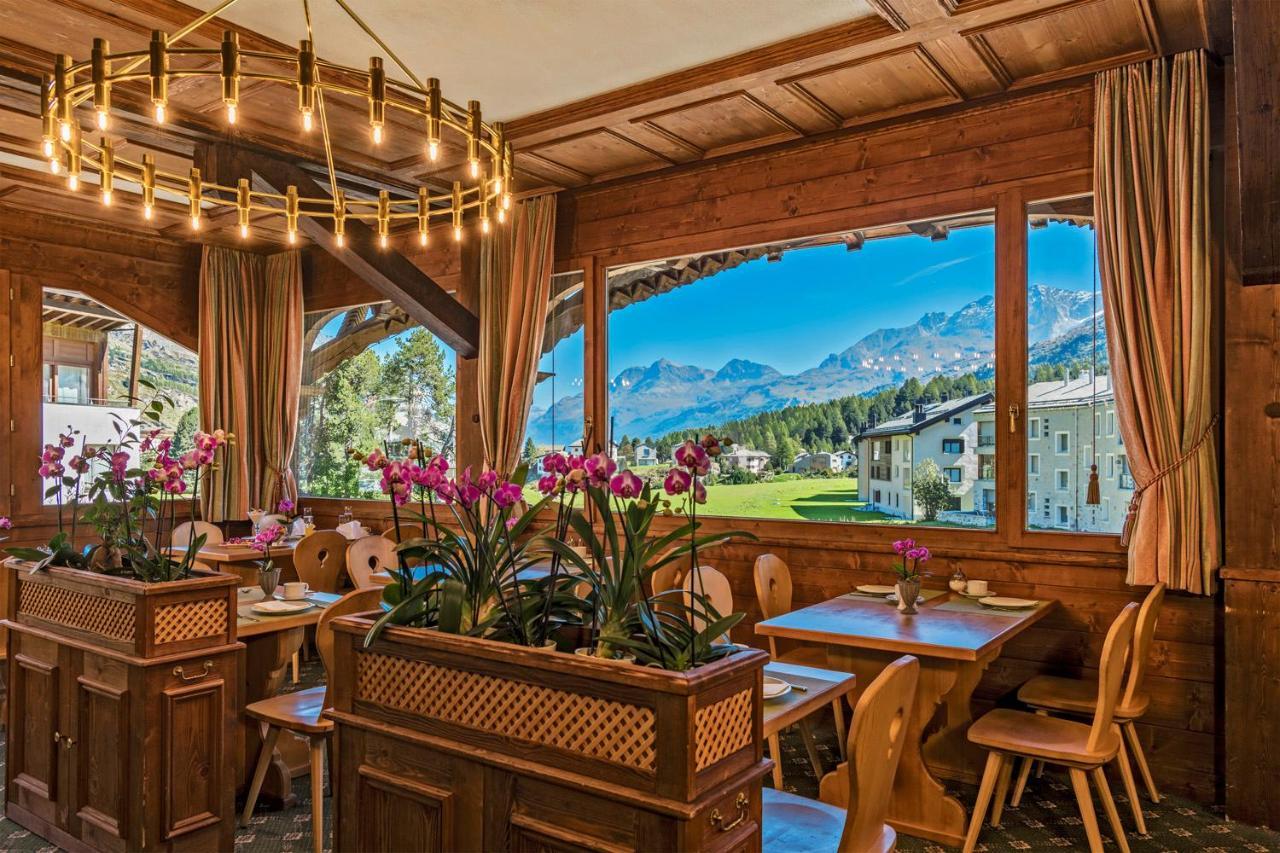 Schweizerhaus Swiss Quality Hotel Maloja Bagian luar foto